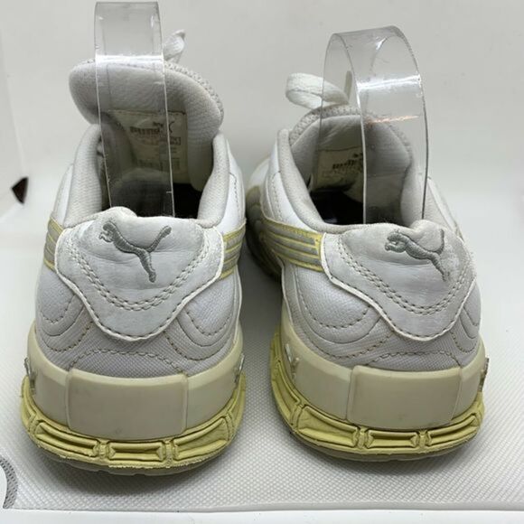 Puma White and Silver Sneakers Running Womens 9 - Picture 4 of 8